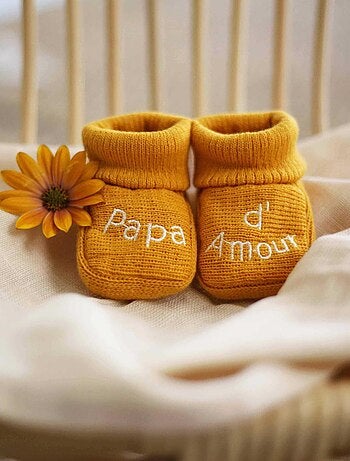 Scarpine nascita - messaggio Papà d'Amore