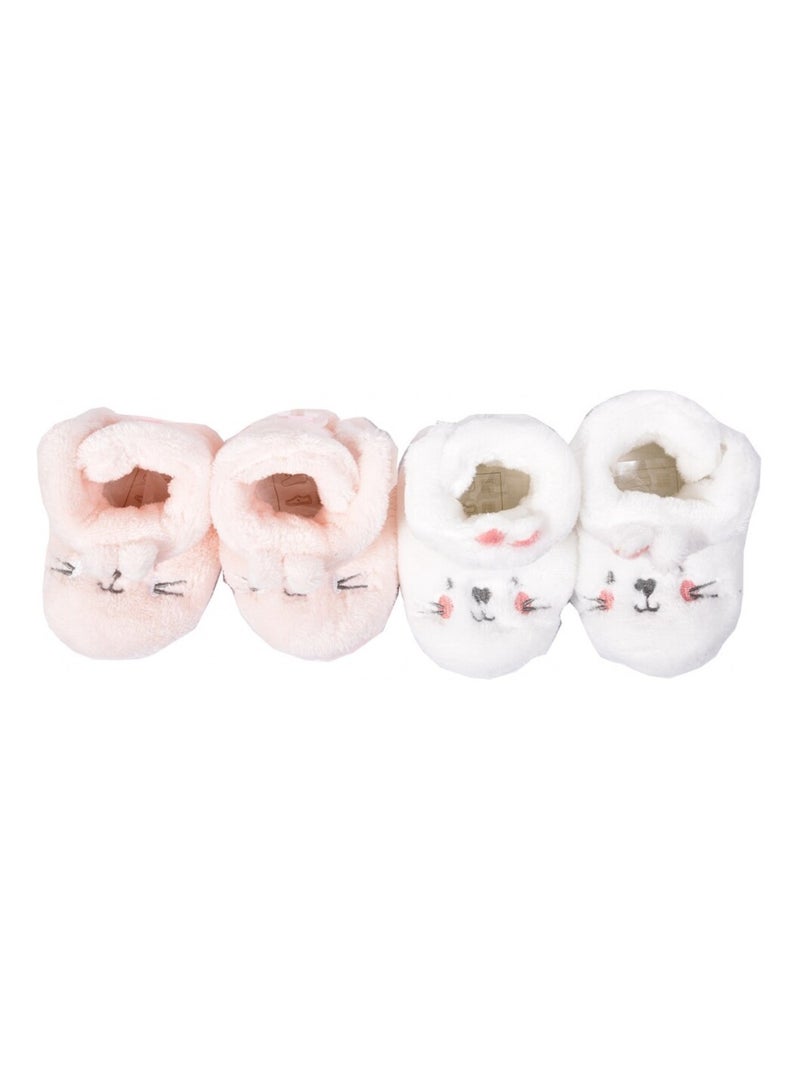 Scarpine neonato Cocooning Fantasia - Confezione da 2 Multicolore - Kiabi