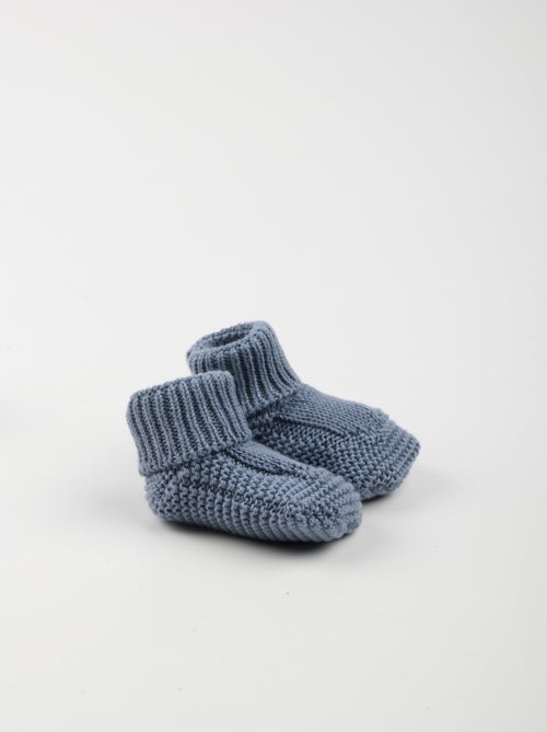 Scarpine neonato in cotone - collezione «petits chats» - Kiabi
