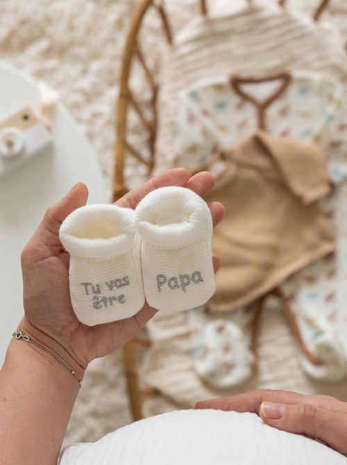 Scarpine neonato per annunciare la gravidanza - Kiabi