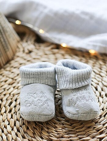 Scarpine per neonati - messaggio: 50% mamma 50% papà