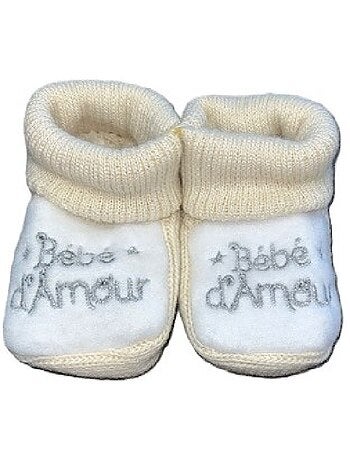 Scarpine per neonati "Bébé d'Amour" di LES CHATOUNETS