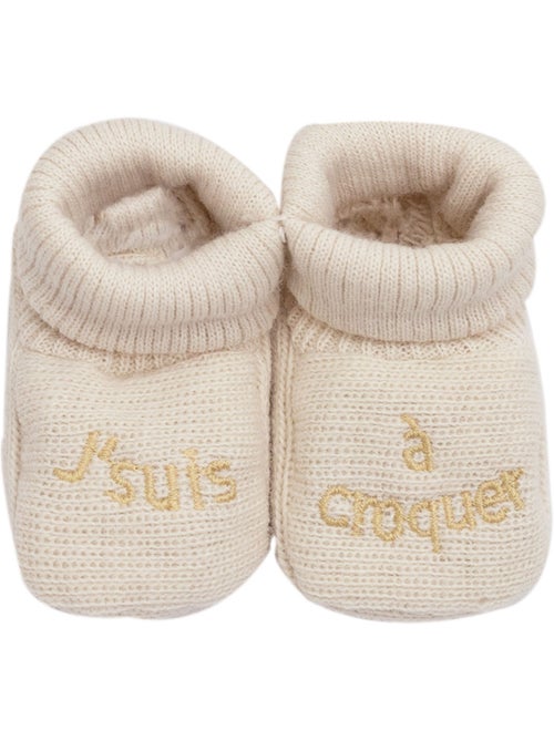 Scarpine per neonati con ricamo - Kiabi
