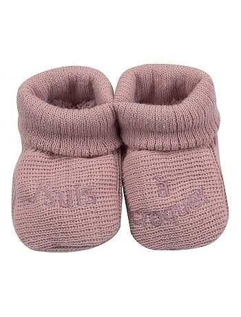 Scarpine per neonati con ricamo