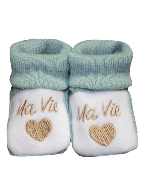 Scarpine per neonati "Ma Vie" di LES CHATOUNETS - Kiabi
