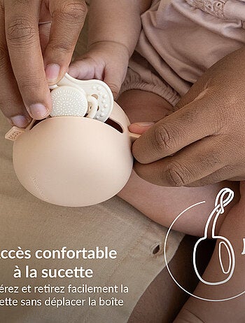 Scatola porta ciuccio in silicone difrax lovi | Difrax