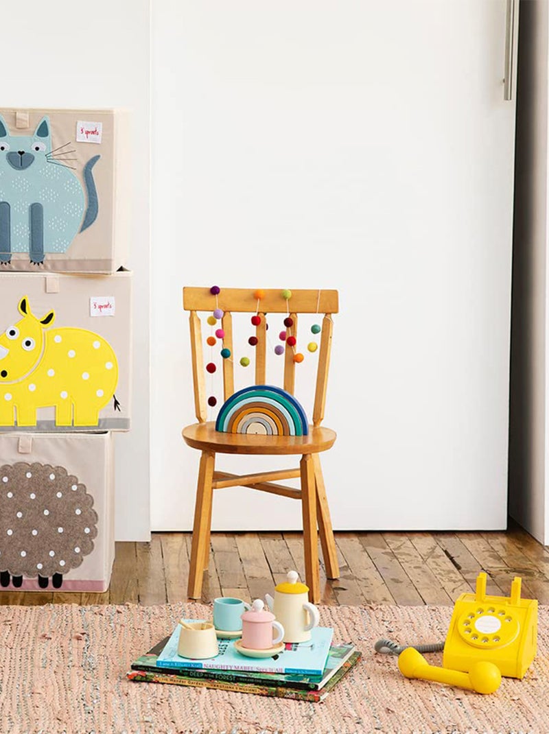 Scatola porta giochi, gatto | 3 Sprouts Beige - Kiabi