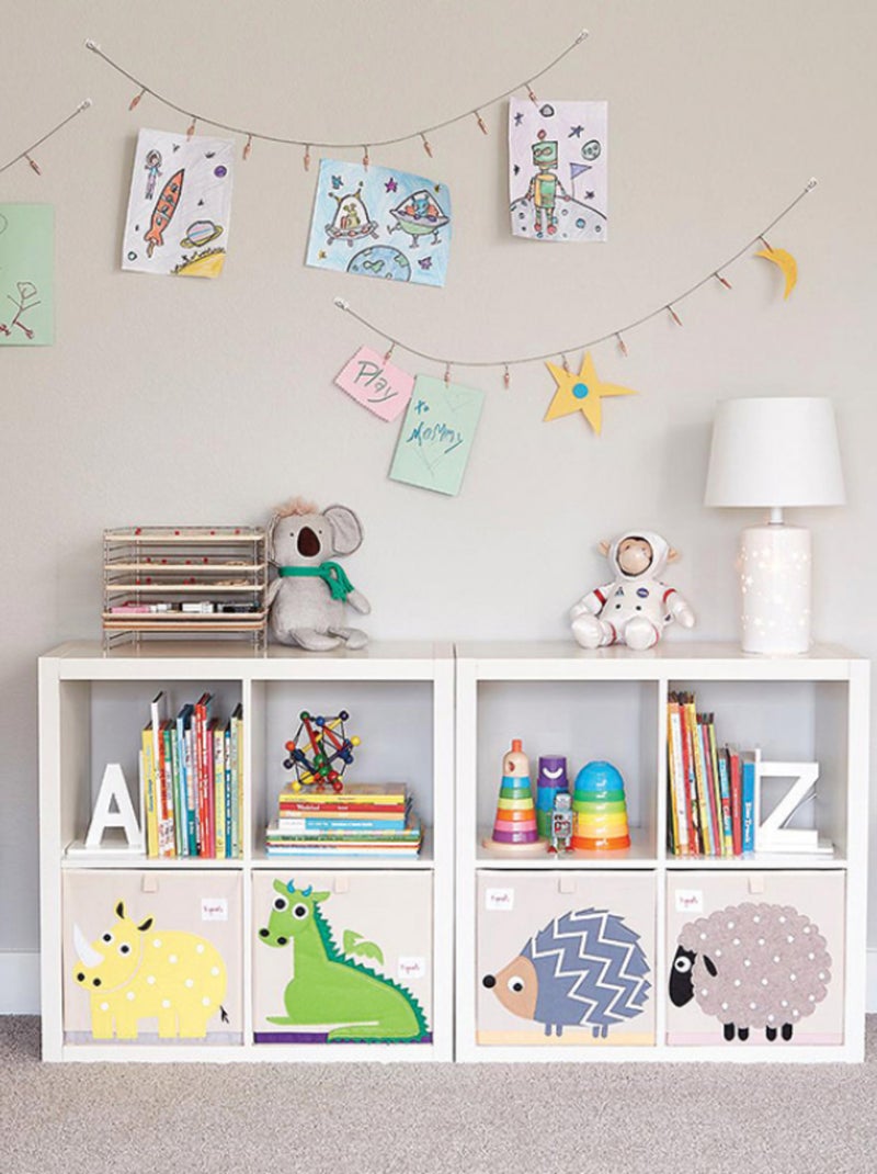 Scatola porta giochi, gatto | 3 Sprouts Beige - Kiabi