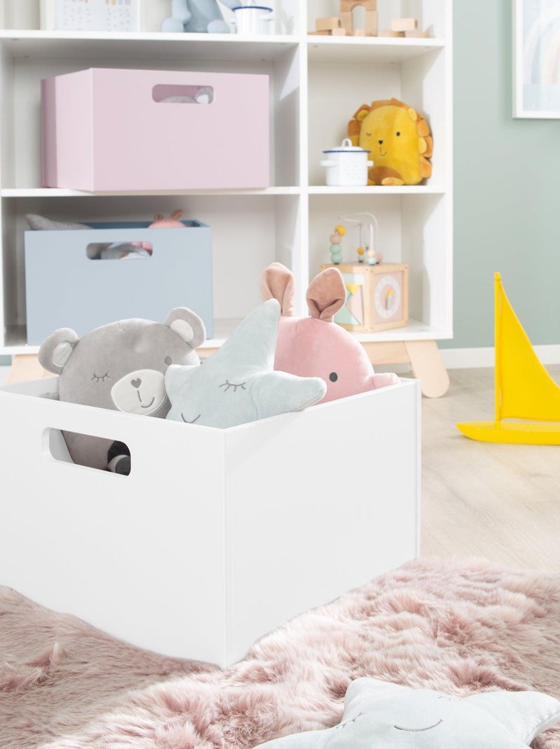 Scatola porta‑giochi in legno 'ROBA' Bianco - Kiabi