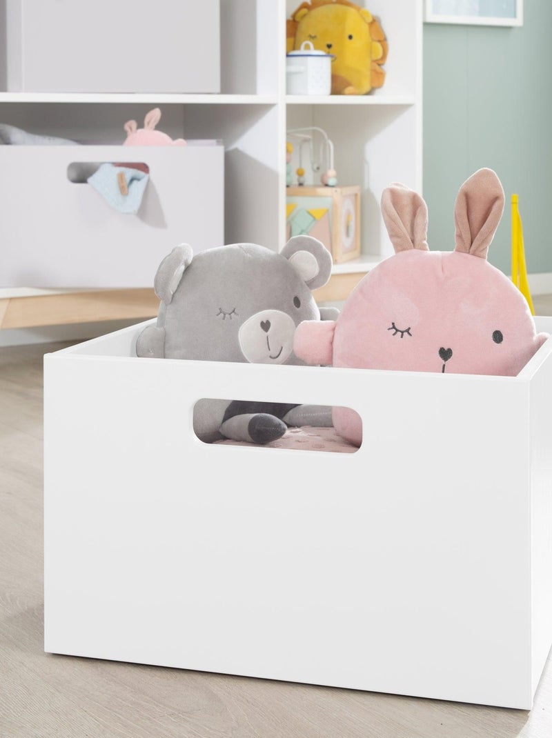 Scatola porta‑giochi in legno 'ROBA' Bianco - Kiabi