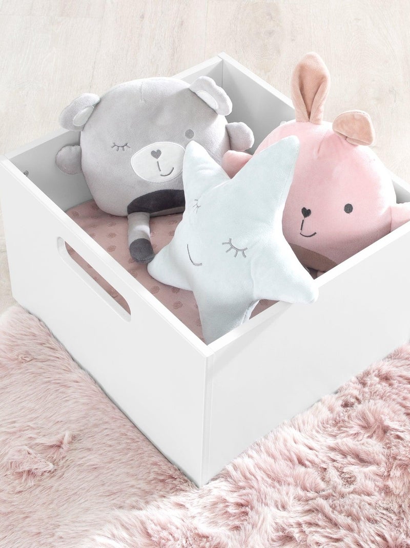 Scatola porta‑giochi in legno 'ROBA' Bianco - Kiabi