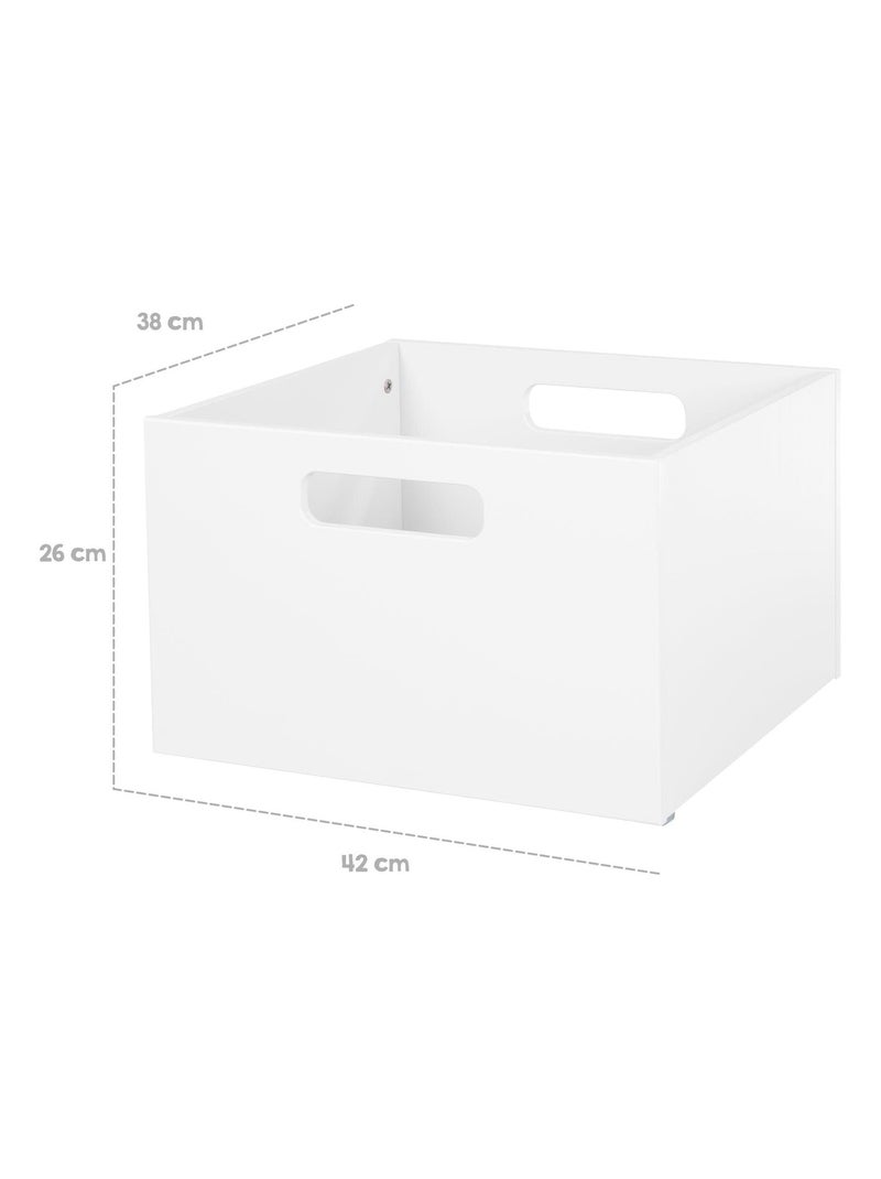 Scatola porta‑giochi in legno 'ROBA' Bianco - Kiabi