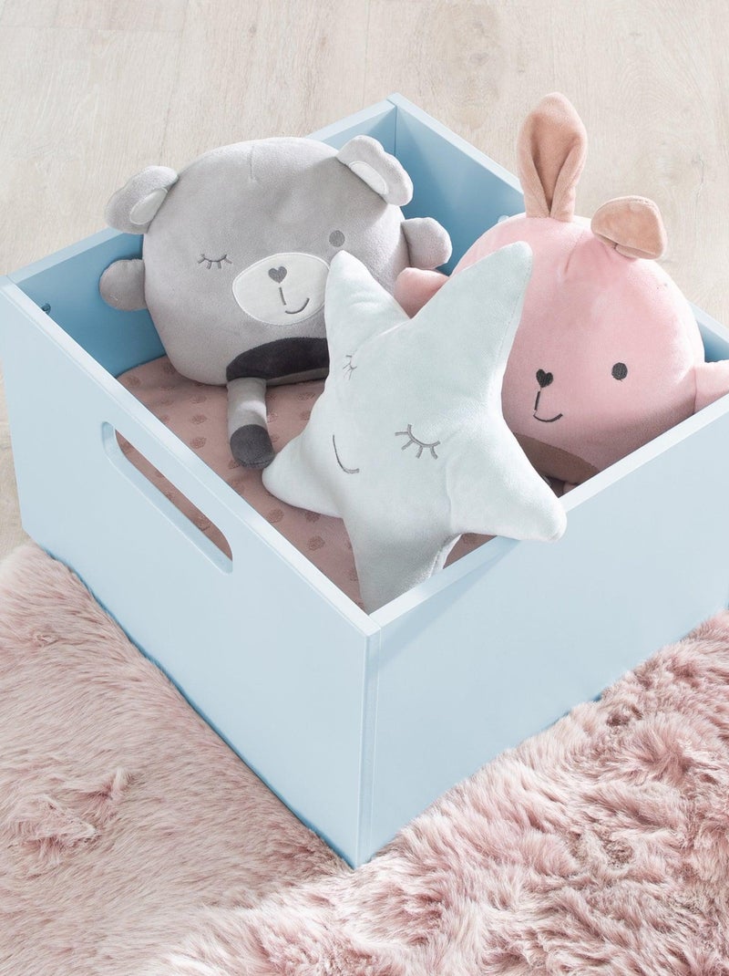 Scatola porta‑giochi in legno 'ROBA' Blu chiaro - Kiabi