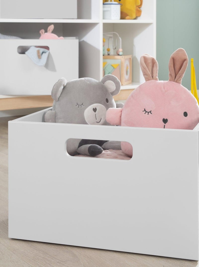 Scatola porta‑giochi in legno 'ROBA' Grigio - Kiabi