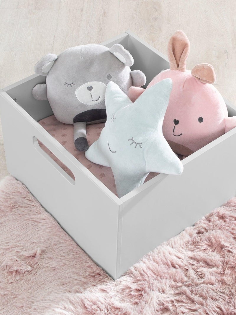 Scatola porta‑giochi in legno 'ROBA' Grigio - Kiabi
