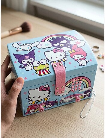 Scatola portagioie musicale resina hello kitty sanrio