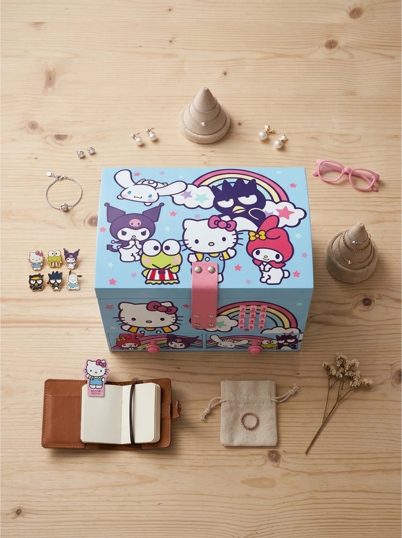 Scatola portagioie musicale resina hello kitty sanrio Rosa - Kiabi