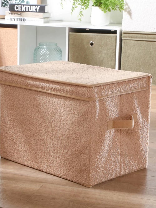 Scatola portaoggetti in maglia bouclé - Kiabi