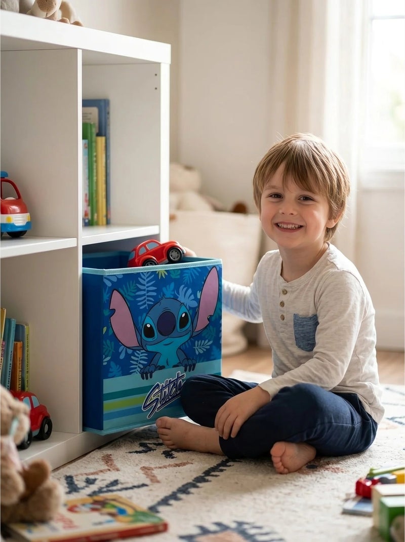 Scatola portaoggetti pieghevole 31x31x31 cm stitch disney Rosa - Kiabi