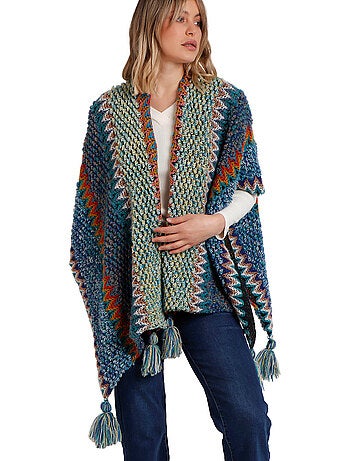 Scialle in maglia boho da donna ADMAS