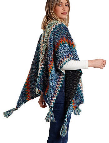 Scialle in maglia boho da donna ADMAS