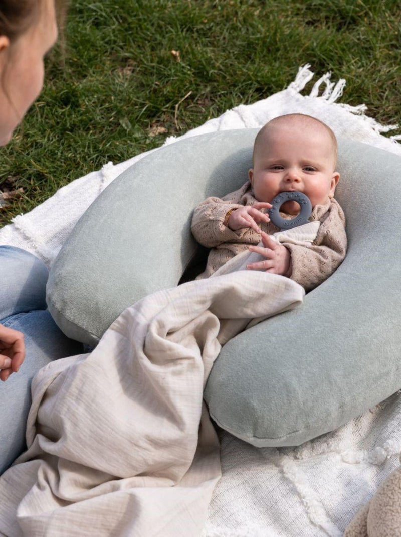 Scialle per l'allattamento MOM'N PLAY con anello in silicone «Doomoo» Beige - Kiabi