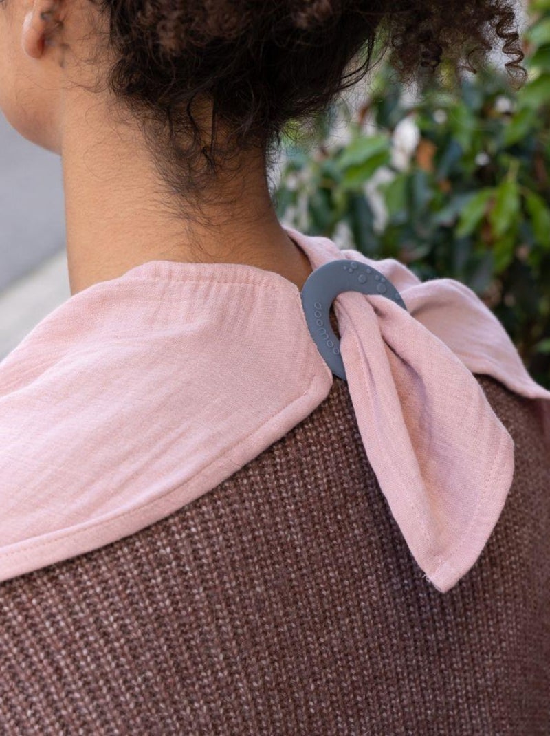 Scialle per l'allattamento MOM'N PLAY con anello in silicone «Doomoo» Rosa - Kiabi