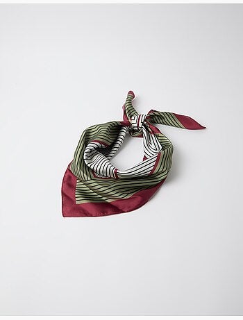 Sciarpa a stampa geometrica, mo fashion