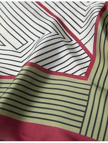 Sciarpa a stampa geometrica, mo fashion