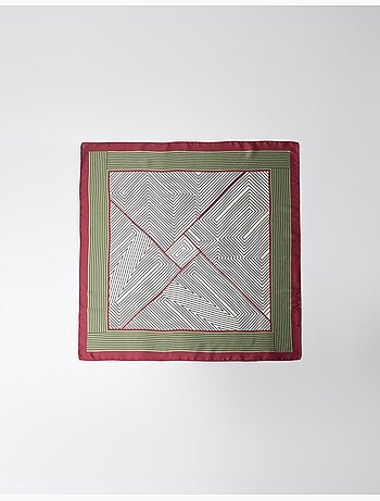 Sciarpa a stampa geometrica, mo fashion