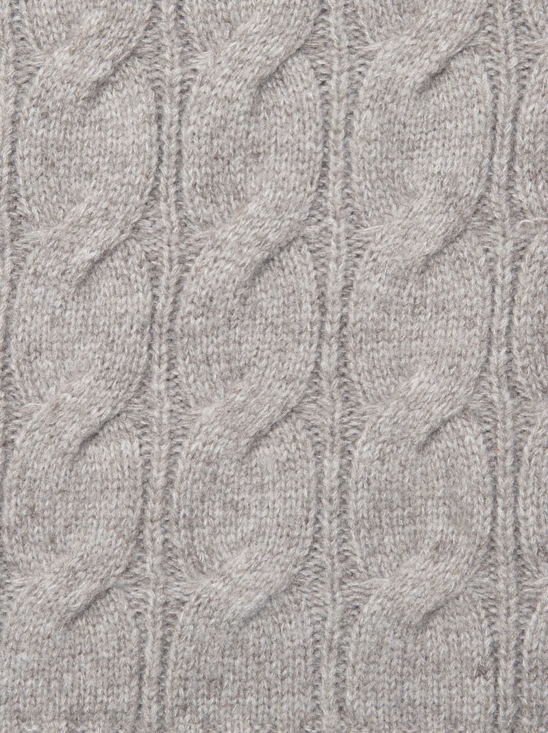 Sciarpa a trecce tinta unita Marrone - Kiabi