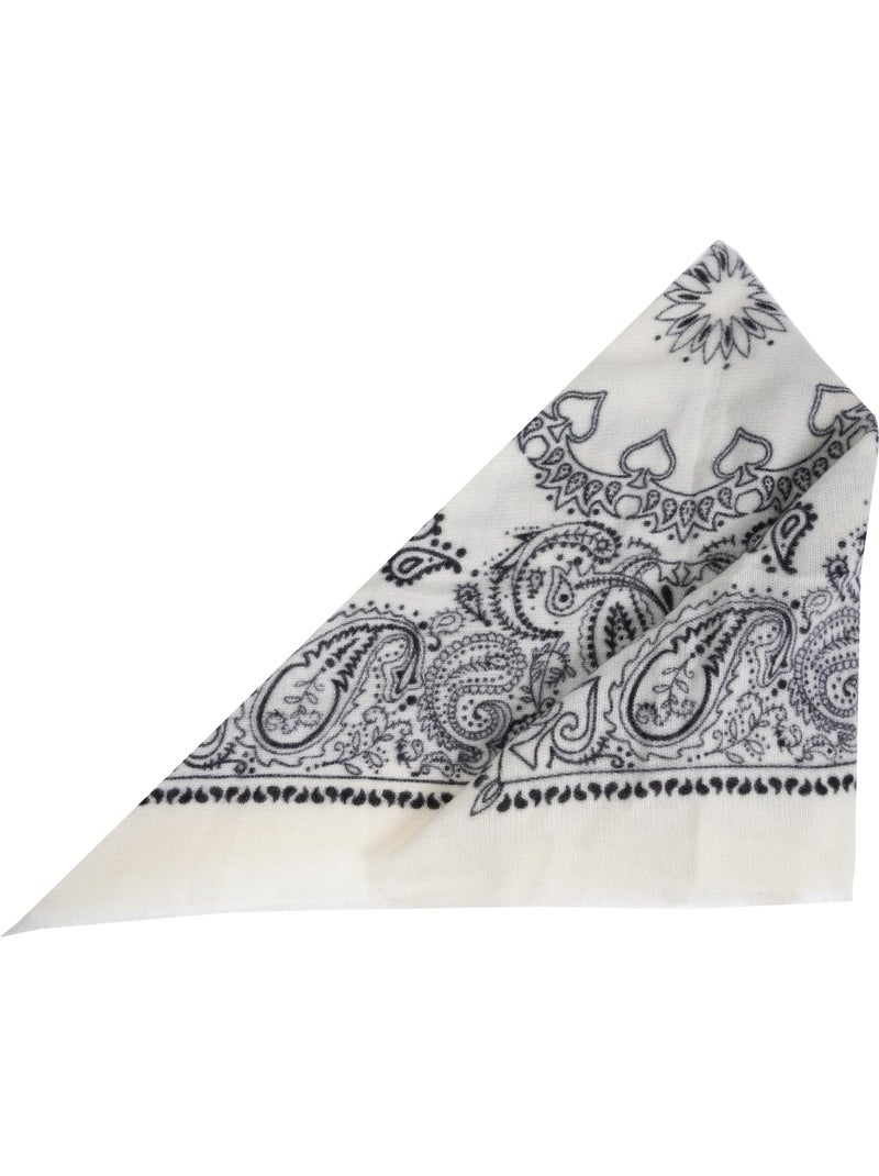Sciarpa acrilico ultra morbido, caldo, molto confortevole, 90x90 cm donna Bianco - Kiabi