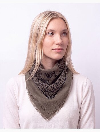 Sciarpa acrilico ultra morbido, caldo, molto confortevole, 90x90 cm donna