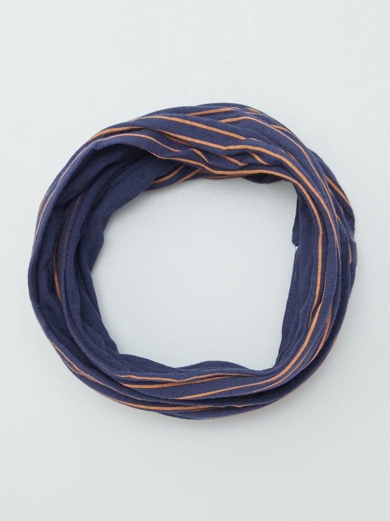 Sciarpa ad anello in jersey BLU - Kiabi