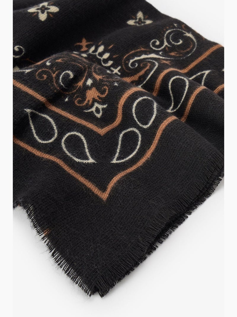 Sciarpa bandana penti Nero - Kiabi