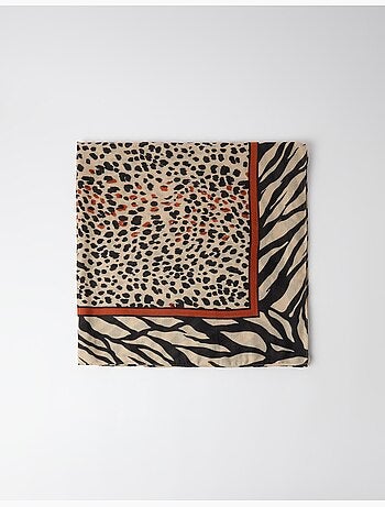 Sciarpa con stampa animale, mo fashion