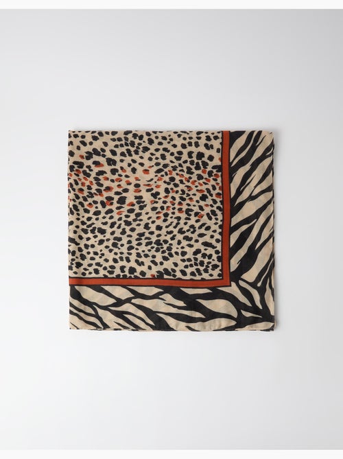 Sciarpa con stampa animale, mo fashion - Kiabi Sciarpa con stampa animale, mo fashion - Kiabi