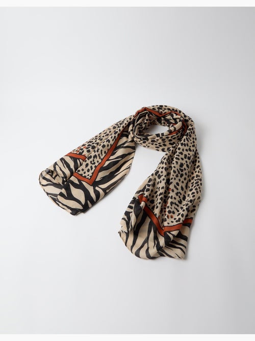Sciarpa con stampa animale, mo fashion - Kiabi Sciarpa con stampa animale, mo fashion - Kiabi