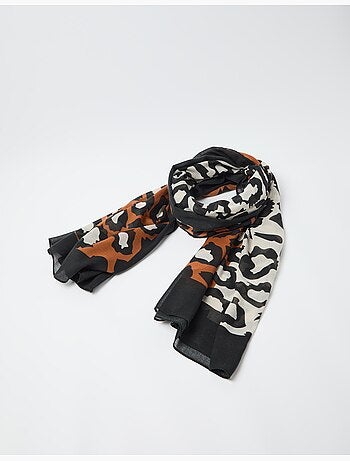 Sciarpa con stampa animale, MO Fashion
