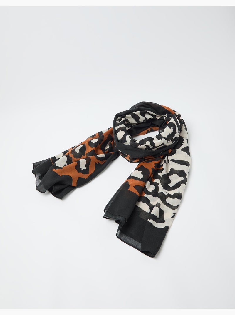 Sciarpa con stampa animale, MO Fashion Marrone - Kiabi