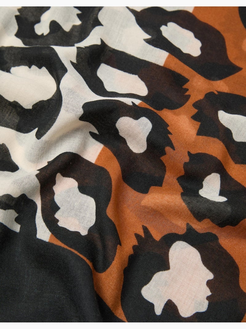 Sciarpa con stampa animale, MO Fashion Marrone - Kiabi