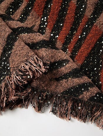 Sciarpa con stampa animale, MO Fashion