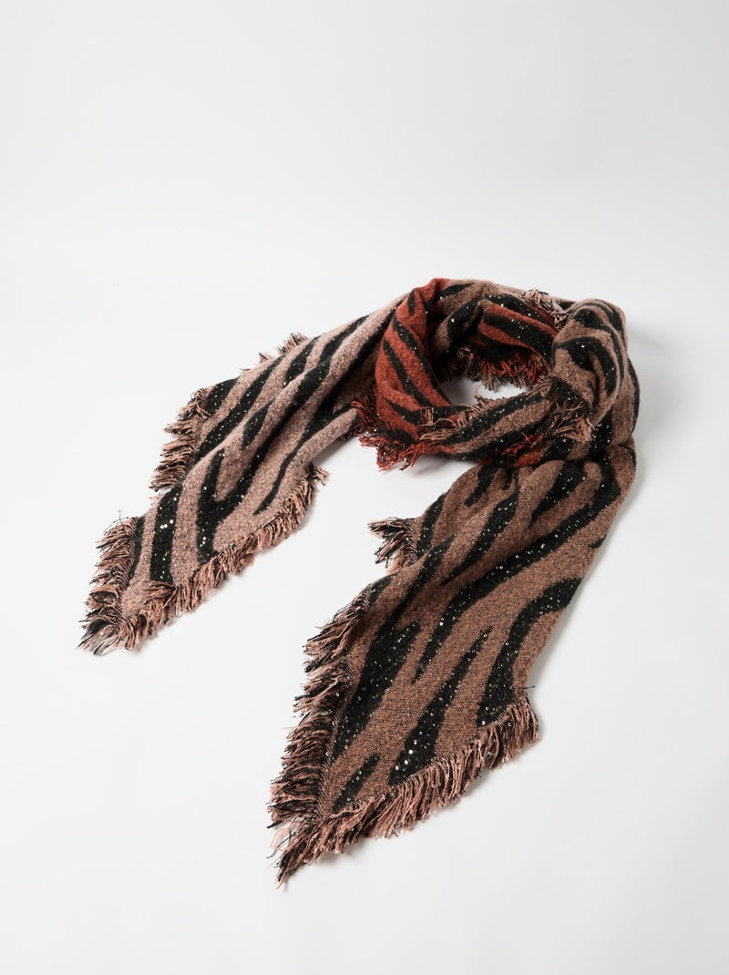 Sciarpa con stampa animale, MO Fashion Rosa - Kiabi