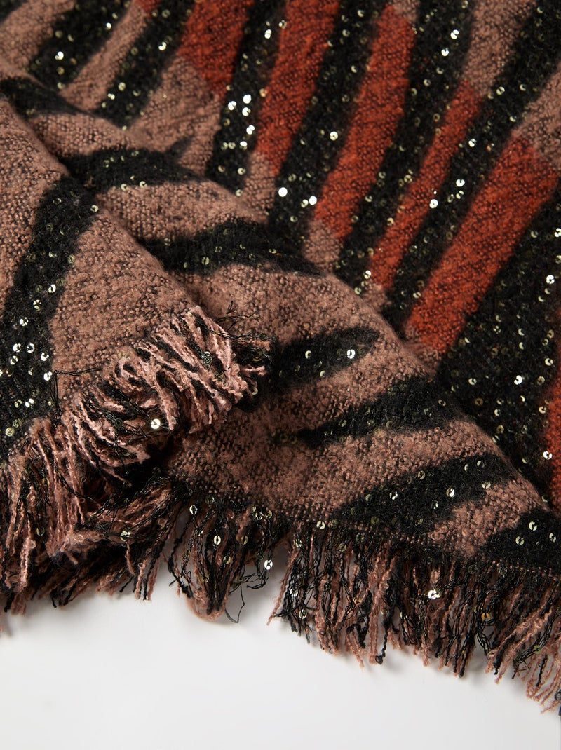 Sciarpa con stampa animale, MO Fashion Rosa - Kiabi