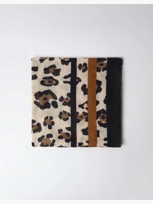 Sciarpa con stampa leopardata, mo fashion - Kiabi