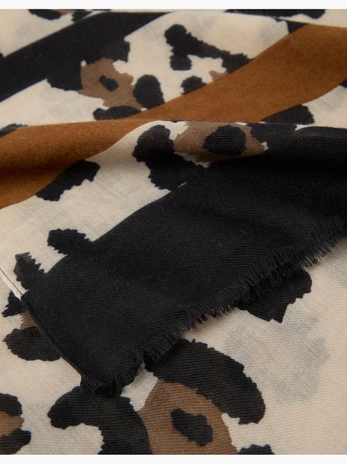 Sciarpa con stampa leopardata, mo fashion - Kiabi