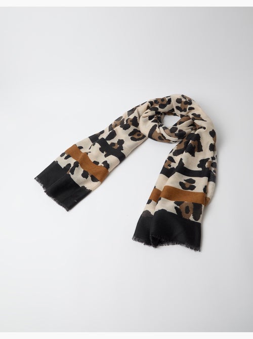 Sciarpa con stampa leopardata, mo fashion - Kiabi