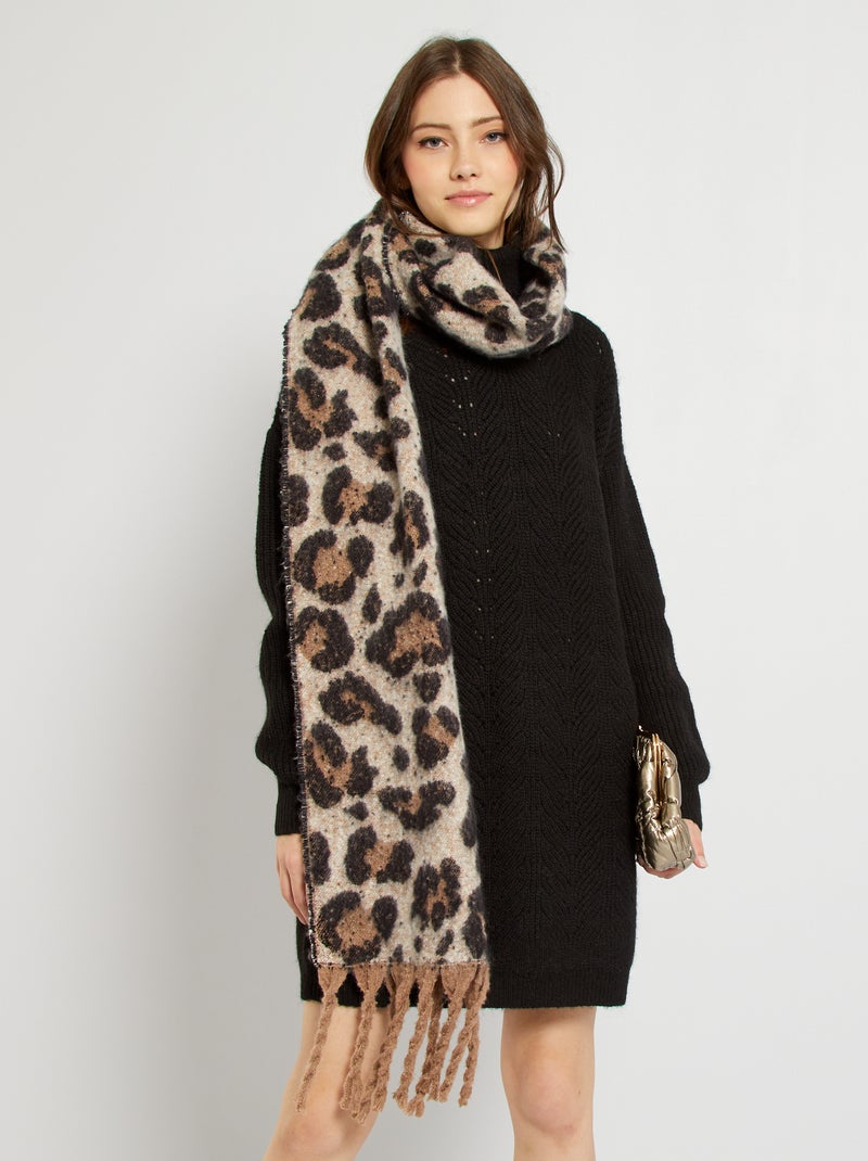 Sciarpa con stampa 'leopardo' leopardato - Kiabi