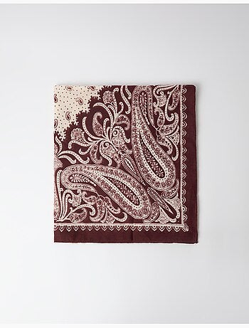 Sciarpa con stampa paisley, mo fashion