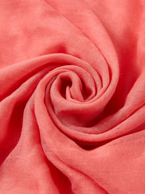 Sciarpa cotone rosa chiaro Elvia - Kiabi Sciarpa cotone rosa chiaro Elvia - Kiabi